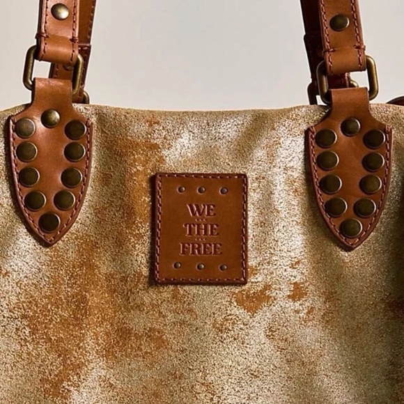 New Free People We The Free Pyrite Augustine Tote Bag - Picture 4 of 9